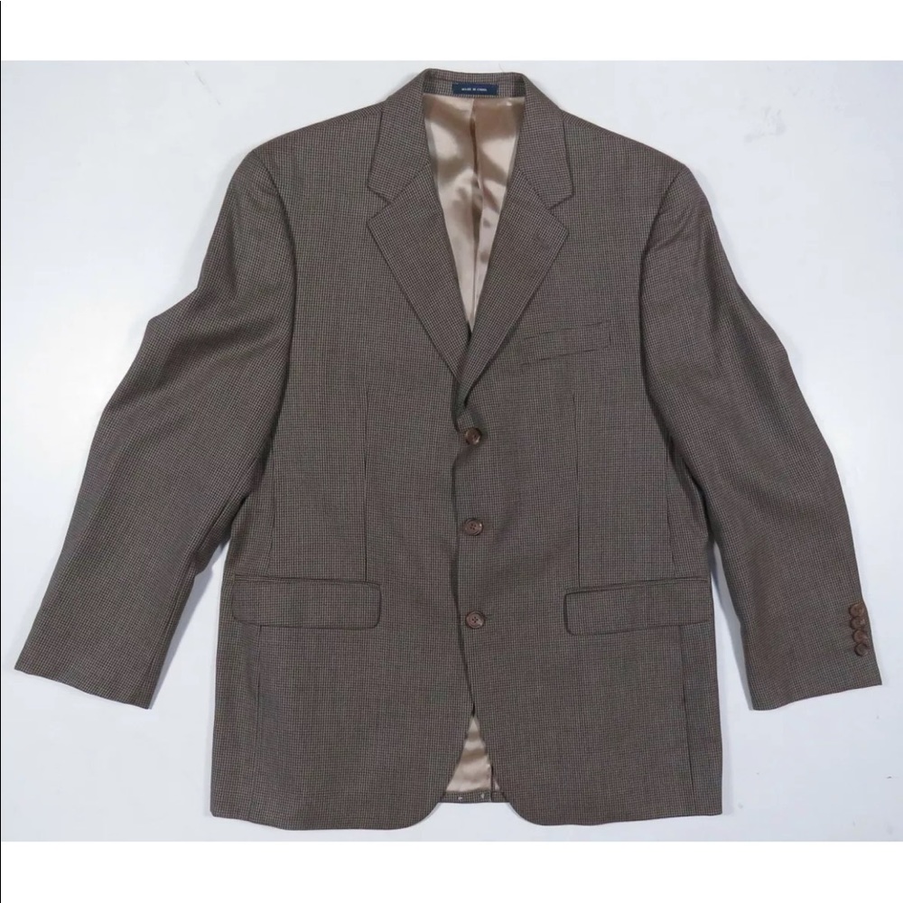 NWOT Ralph Lauren 100% Wool Dillards 3 Button Blazer Sport Coat Jacket 42R